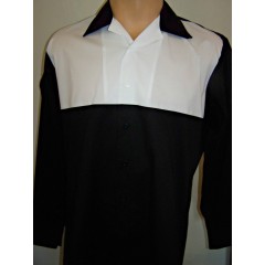 CHEMISE manches longues Two tone Black & White