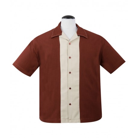 CHEMISE STEADY / BIG DADDY Rust - Al Fifties Store
