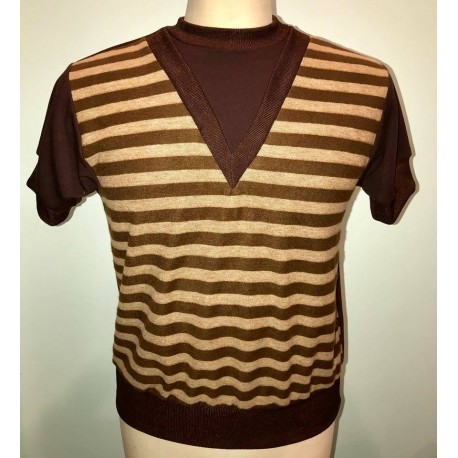 TARANTULA Sci-Fi Polo Top Brown 