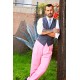 TARANTULA Holywood High Waisted Trousers Pink