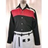 SWANKYS DEL MAR Ls Shirt Black & red fleck