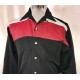 SWANKYS DEL MAR Ls Shirt Black & red fleck