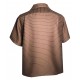 SWANKYS 2-Tone Brown Stripe Shirt