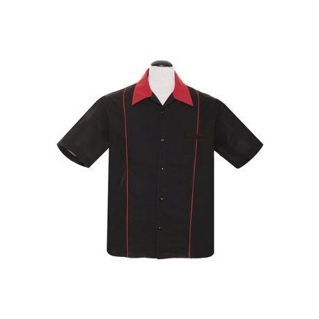 CHEMISE STEADY SHUCKSTER Black/Red