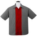 CHEMISE TWO-TONE RETRO SHIRT