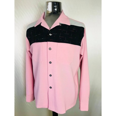 SWANKYS DEL MAR Ls Shirt Black & Pink