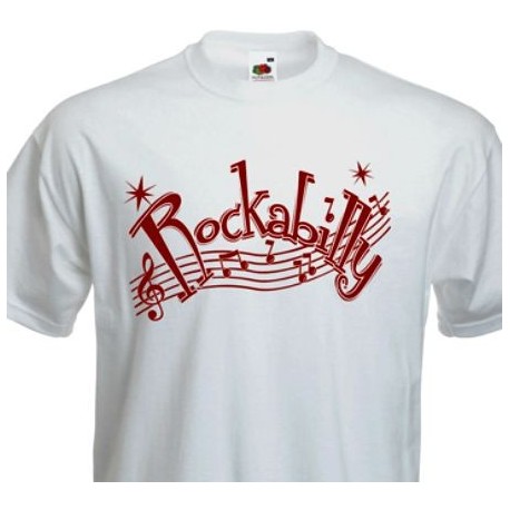 TEE-SHIRT "Rockabilly Music Notes"