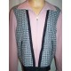 VESTE ZIPPER ROCKABILLY " ALBIE'S JACKET " Pink / Black Tweed