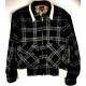 SWANKYS ZIPPER Black Plaid Atomic Fleck RITCHIE JACKET