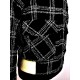 SWANKYS ZIPPER Black Plaid Atomic Fleck RITCHIE JACKET