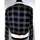 SWANKYS ZIPPER Black Plaid Atomic Fleck RITCHIE JACKET