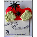 BOUCLES D'OREILLES 50'S DOME