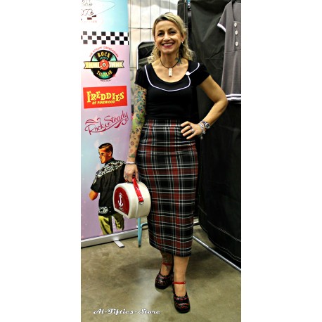 Jupe crayon tartan on sale