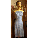 ROBE DOS NU STYLE 40'S ROCK AROUND TALLULAH T.36/38