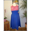 ROBE DOS NU STYLE 40'S ROCK AROUND TALLULAH T.38/40